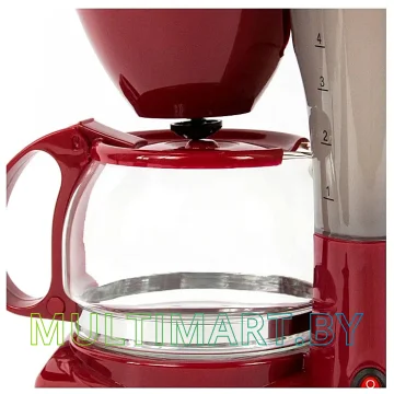 Капельная кофеварка Marta MT-2115 (бордовый гранат) картинка 3